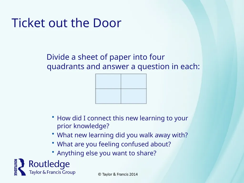 Assessment Table of Contents How Is Assessment - slide 36 of 37