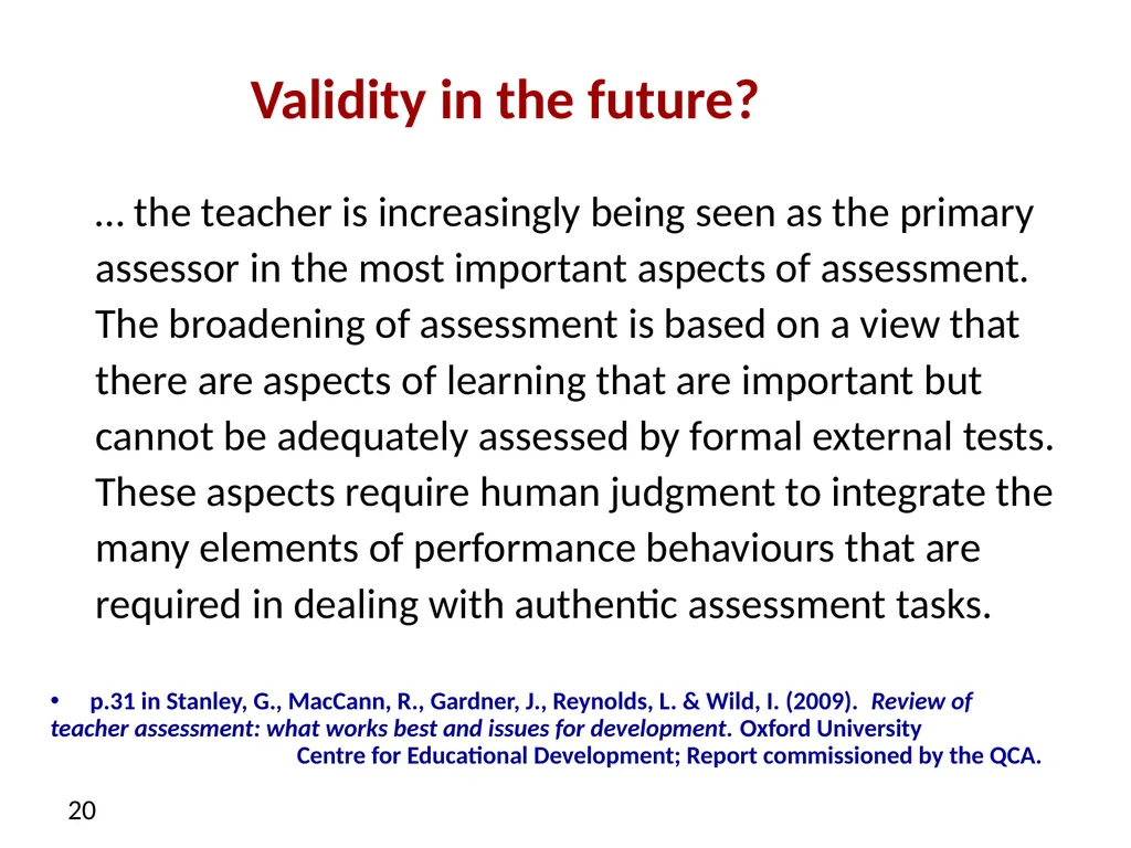 Can high-stakes state assessments be based on - slide 20 of 24