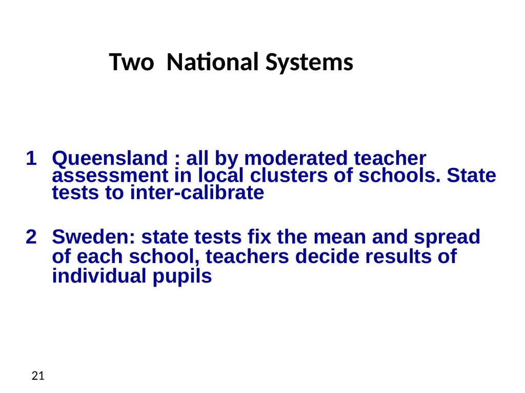 Can high-stakes state assessments be based on - slide 21 of 24