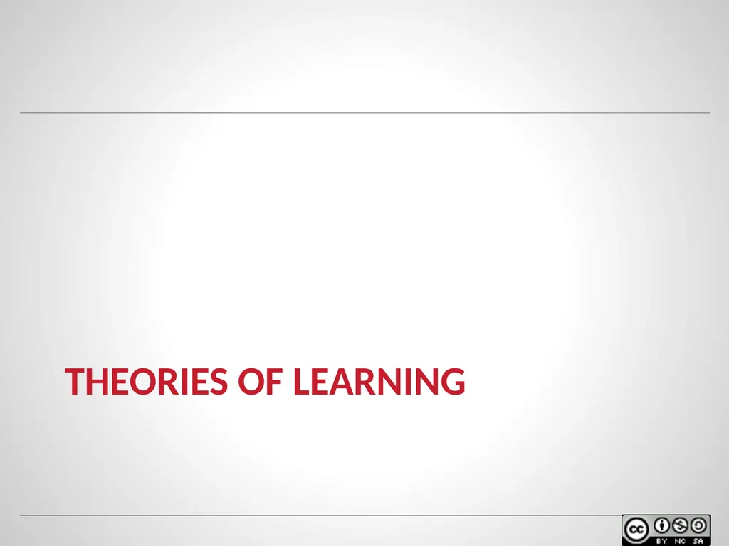 Instructional design models & theories Of Learning - slide 21 of 35