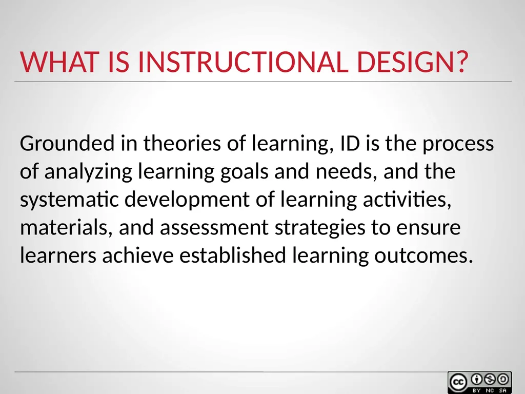 Instructional design models & theories Of Learning - slide 7 of 35