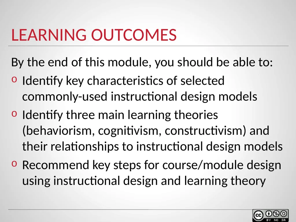 Instructional design models & theories Of Learning - slide 3 of 35