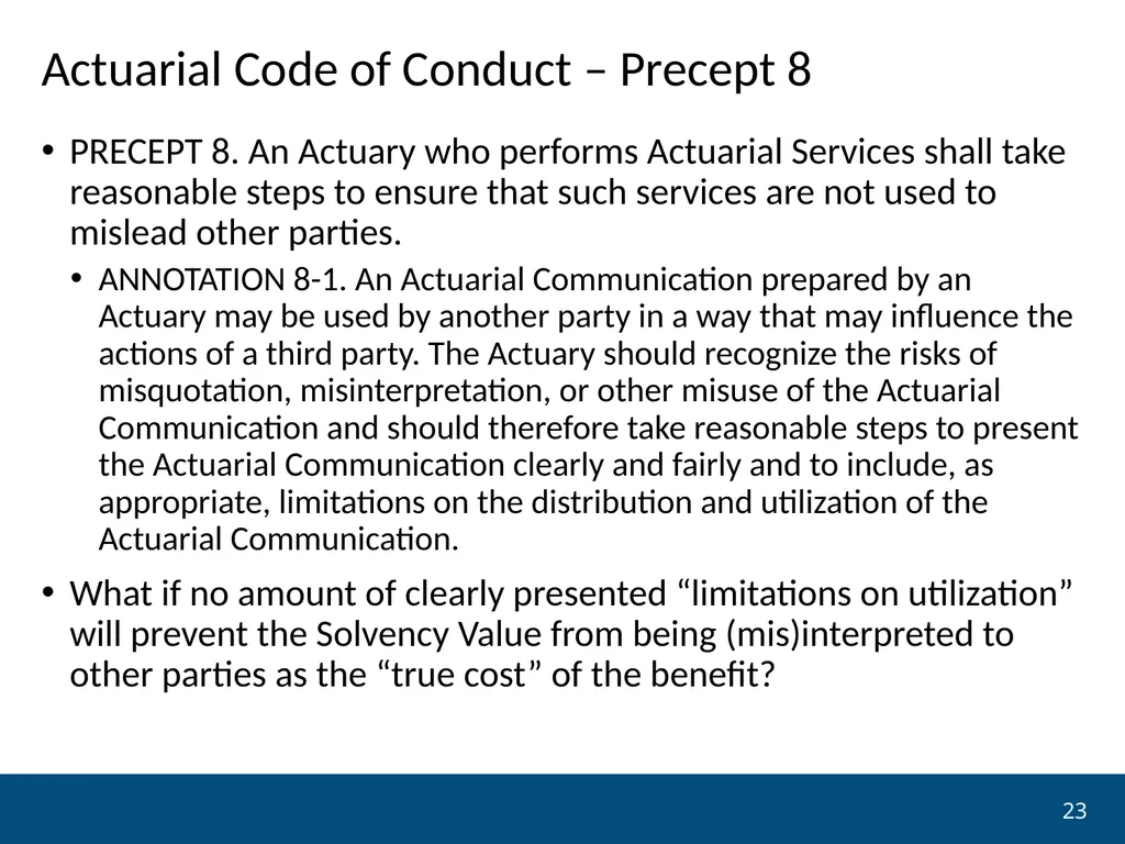 NCPERS presents Financial Economics and the - slide 23 of 30
