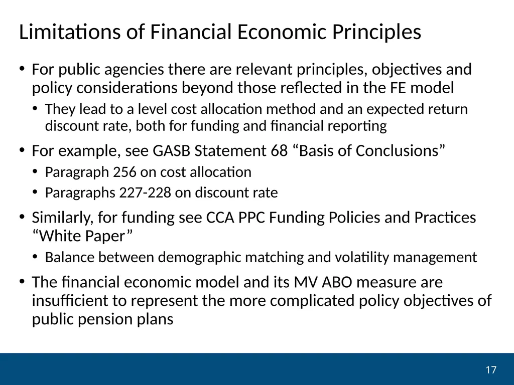 NCPERS presents Financial Economics and the - slide 17 of 30