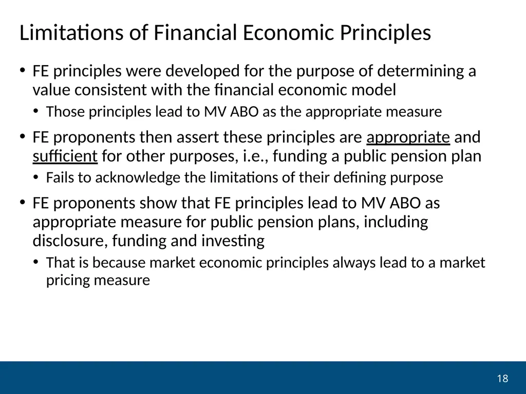 NCPERS presents Financial Economics and the - slide 18 of 30