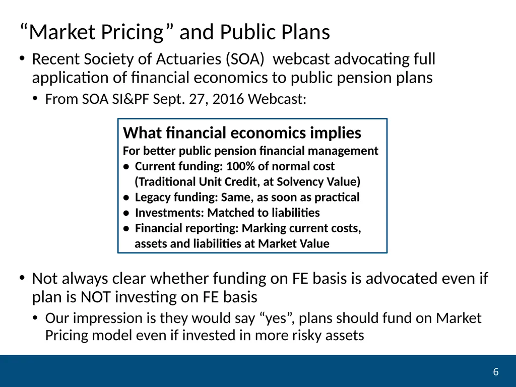 NCPERS presents Financial Economics and the - slide 6 of 30