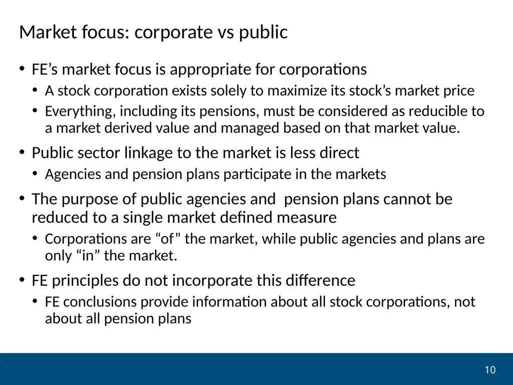 NCPERS presents Financial Economics and the - slide 10 of 30