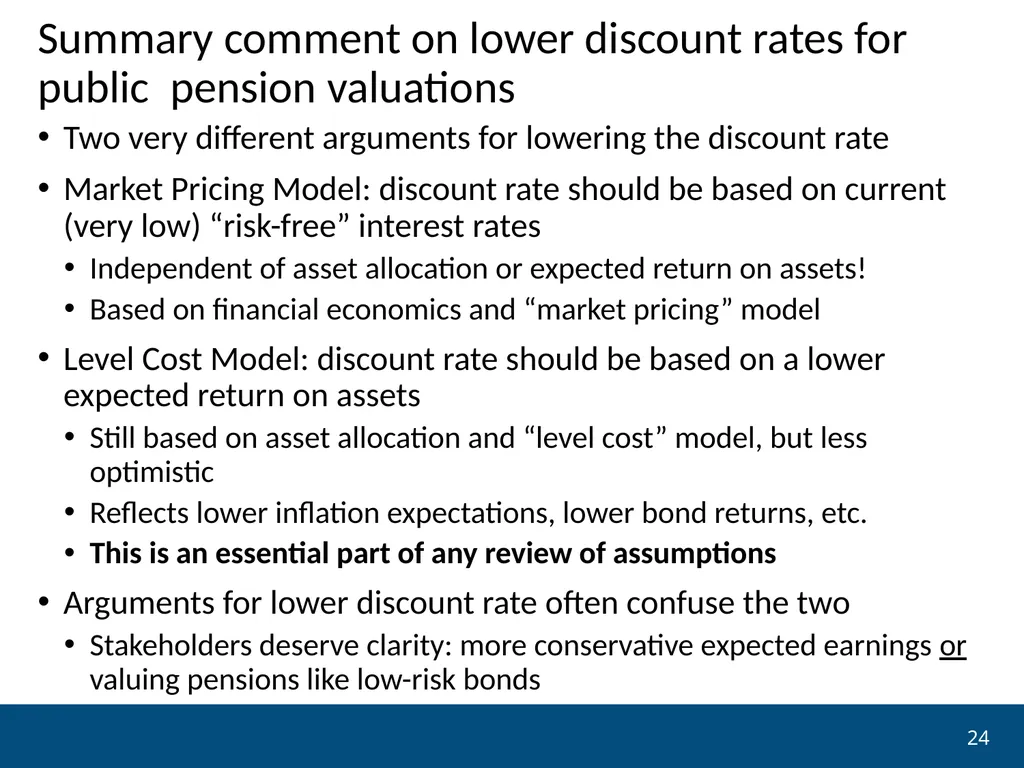 NCPERS presents Financial Economics and the - slide 24 of 30