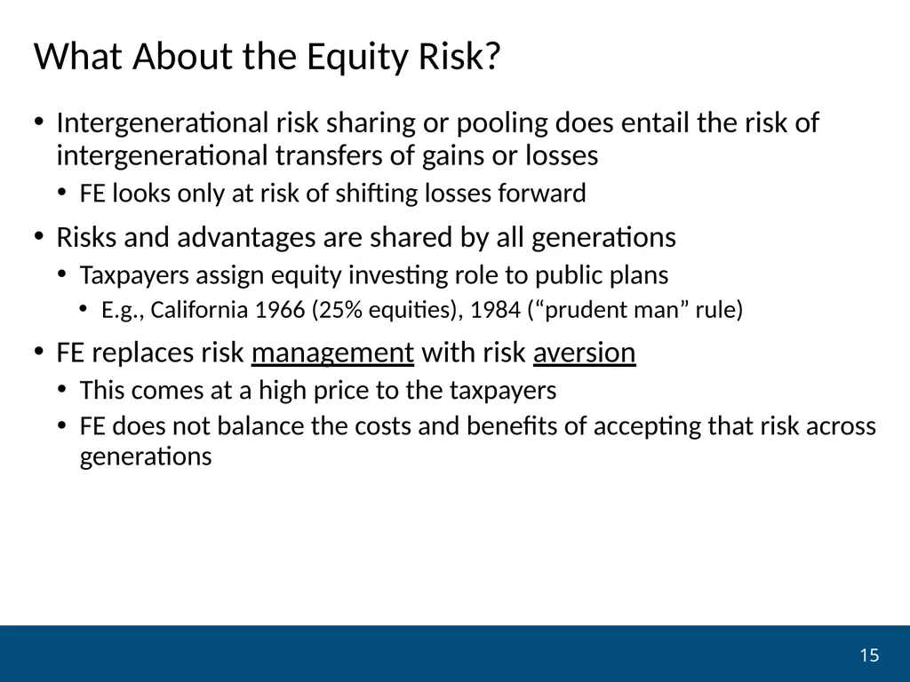 NCPERS presents Financial Economics and the - slide 15 of 30