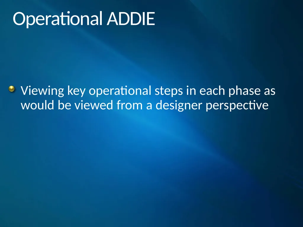 ADDIE Model Instructional System Development - slide 14 of 20