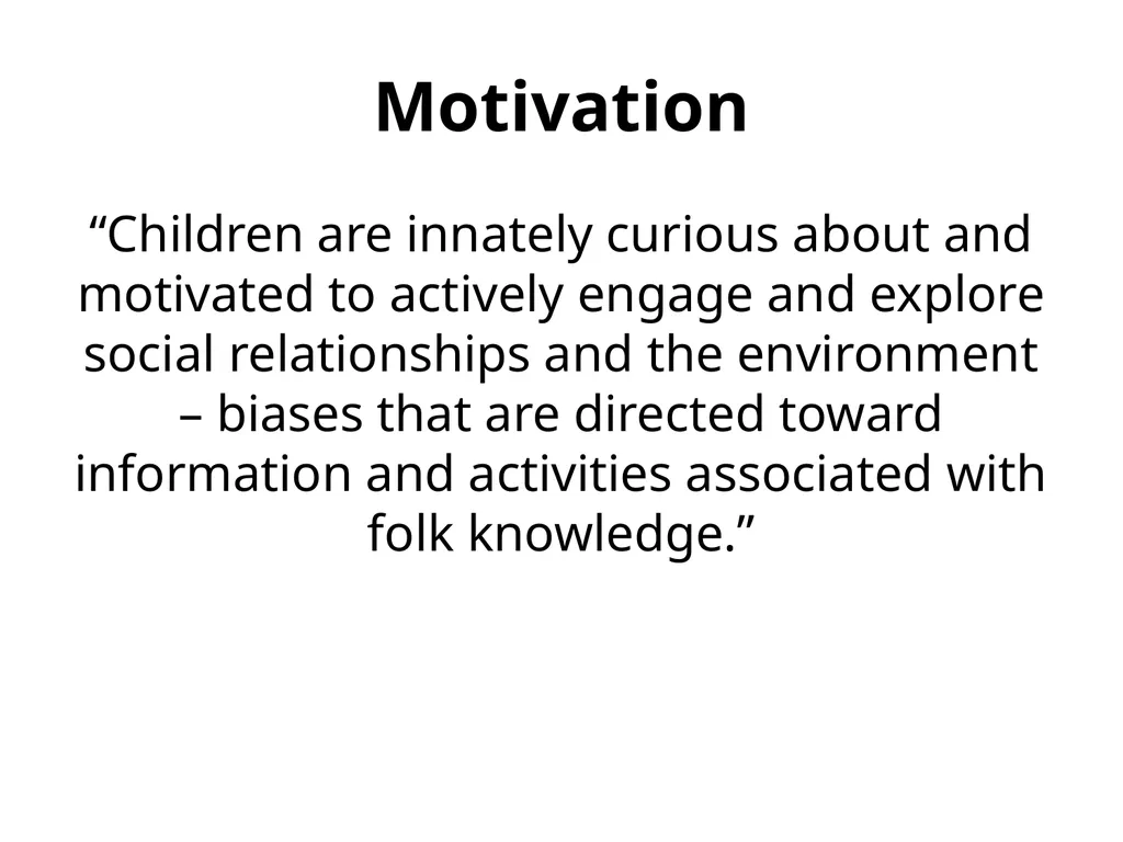 Evolutionary Educational Psychology A summary of - slide 10 of 16