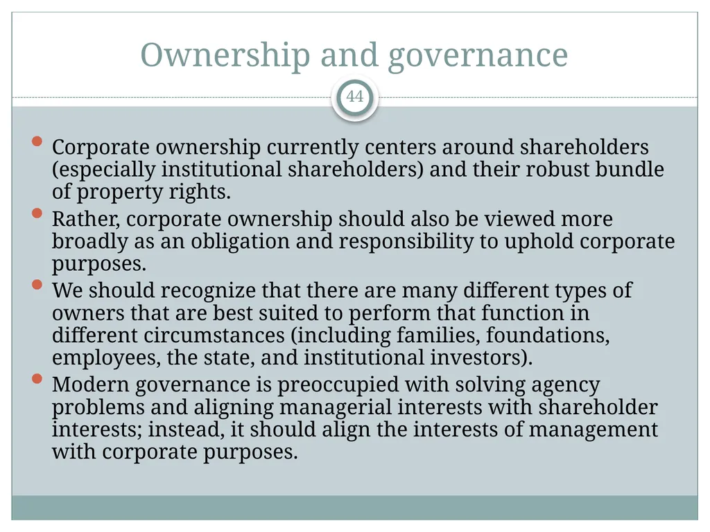 The Corporation and How it Functions P.V. - slide 44 of 48