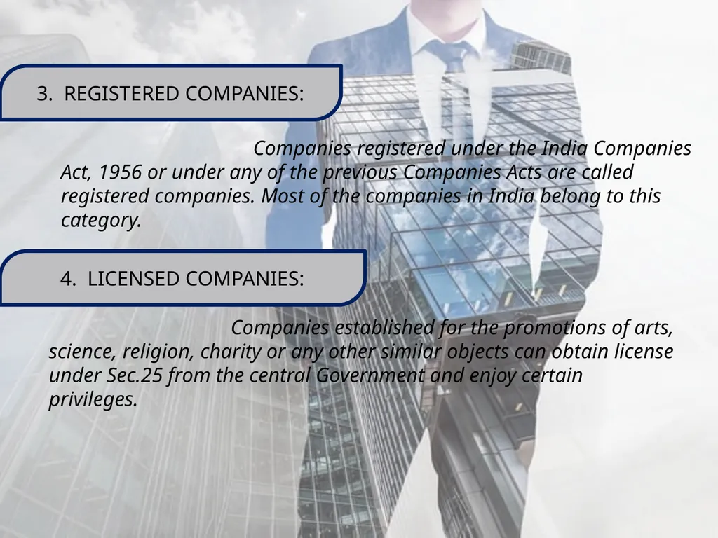 TYPES O COMPA F NIES Its voluntary incorporated - slide 5 of 25
