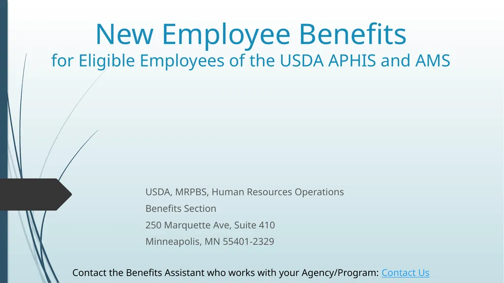 New Employee Benefits for Eligible Employees of