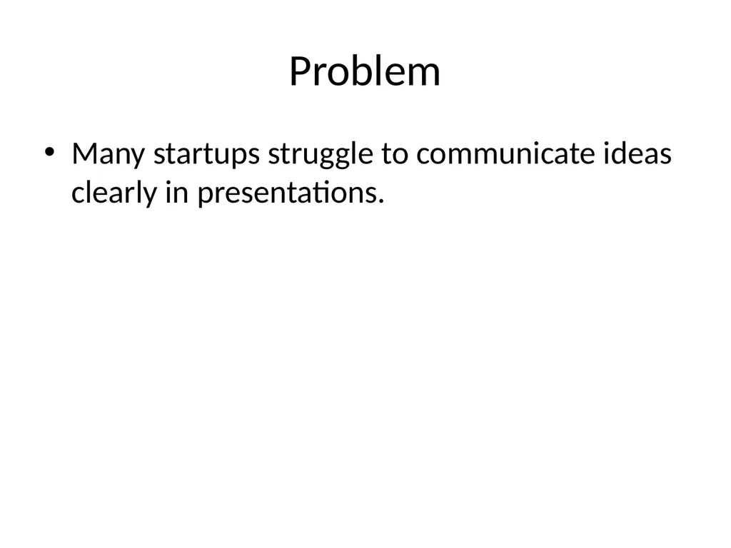 Startup Pitch Deck Clean • Modern • Professional - slide 2 of 9