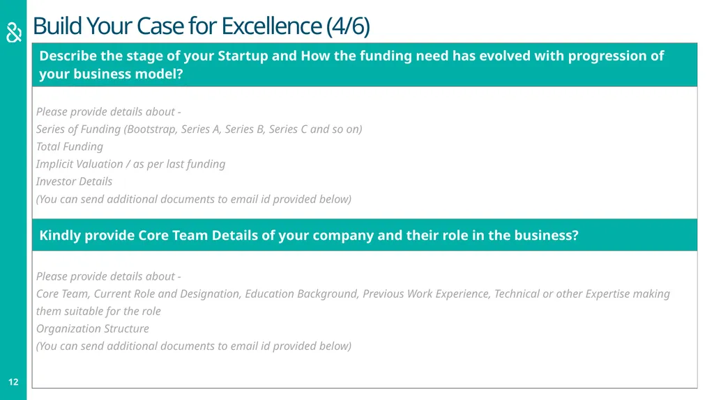 Startup 50: The Trailblazers Nomination Form LEAP - slide 12 of 20