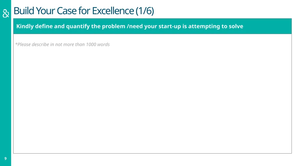 Startup 50: The Trailblazers Nomination Form LEAP - slide 9 of 20