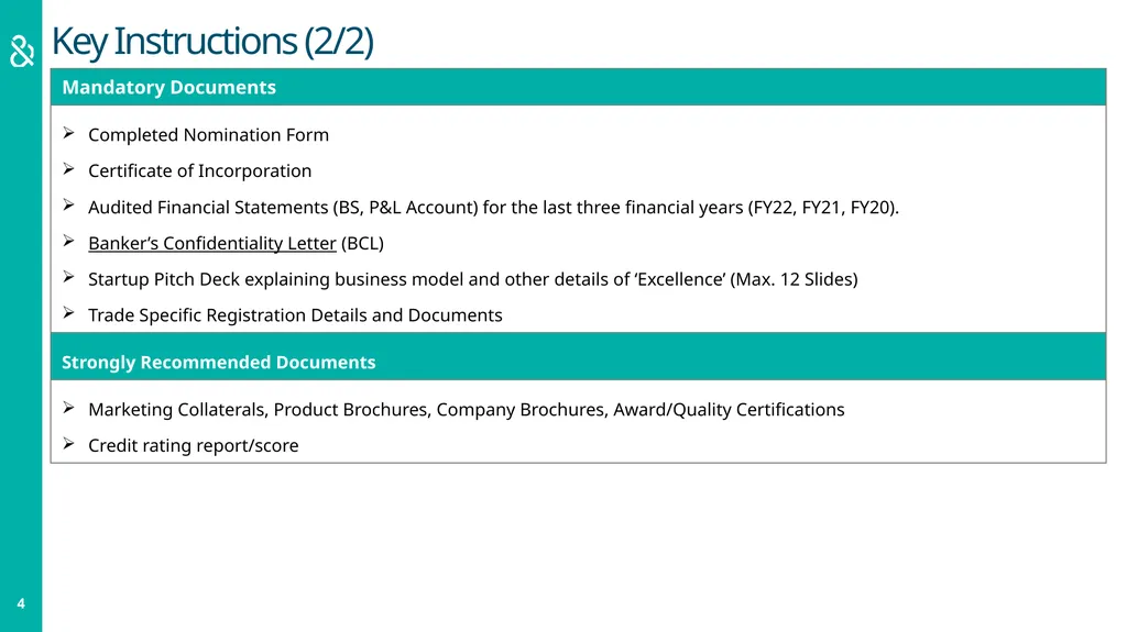 Startup 50: The Trailblazers Nomination Form LEAP - slide 4 of 20