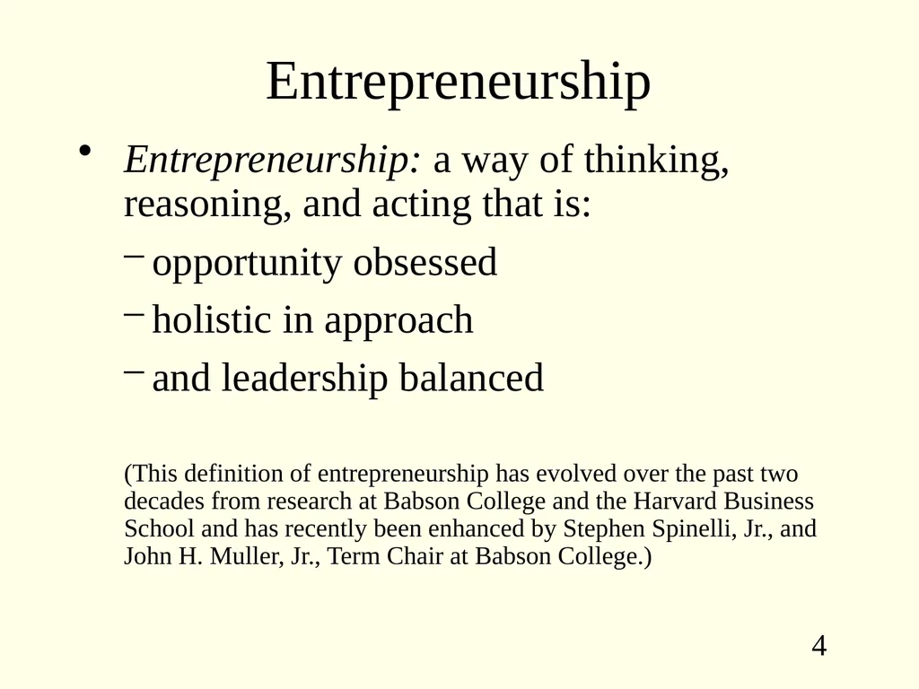 What is an Entrepreneur? ENTREPRENEURSHIP Insane - slide 4 of 15
