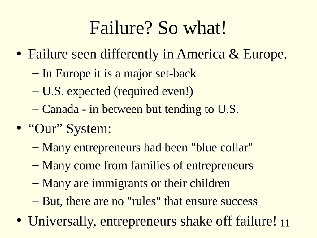 What is an Entrepreneur? ENTREPRENEURSHIP Insane - slide 11 of 15