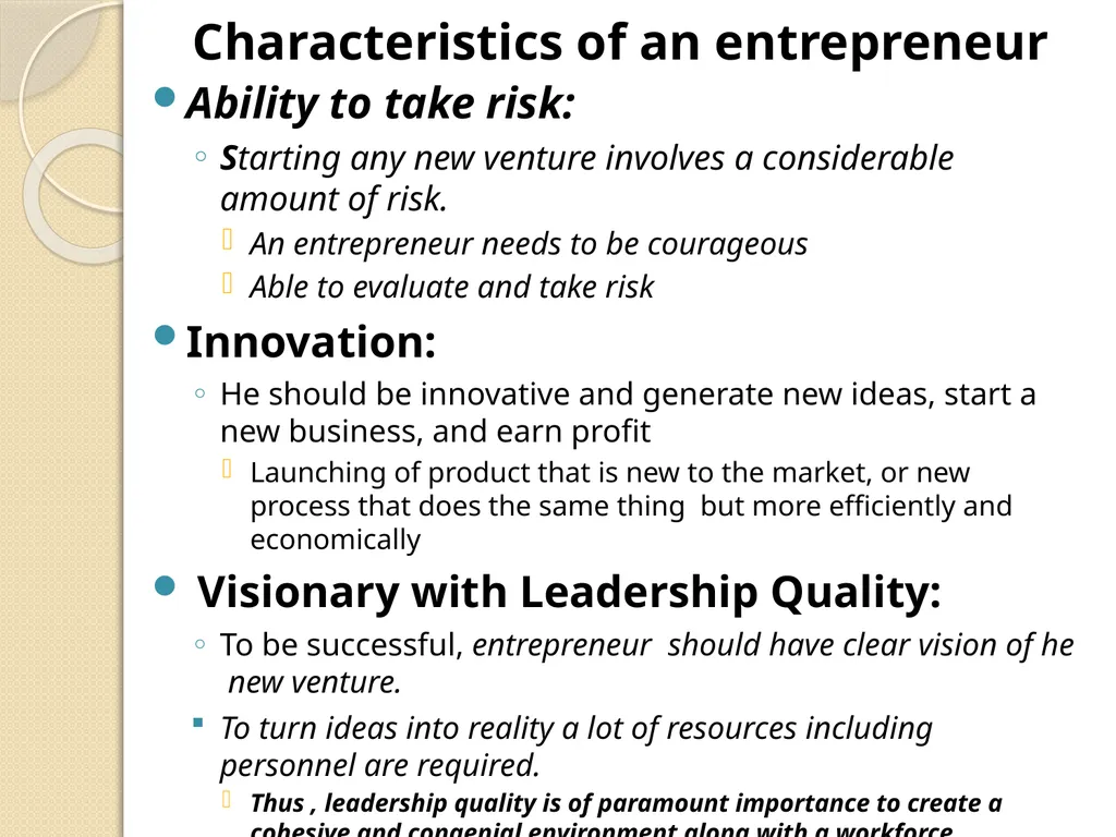 Concept of Entrepreneurship Development and - slide 6 of 13