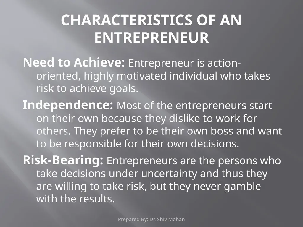 ENTREPRENEUR The word ‘entrepreneur’ is derived - slide 4 of 8