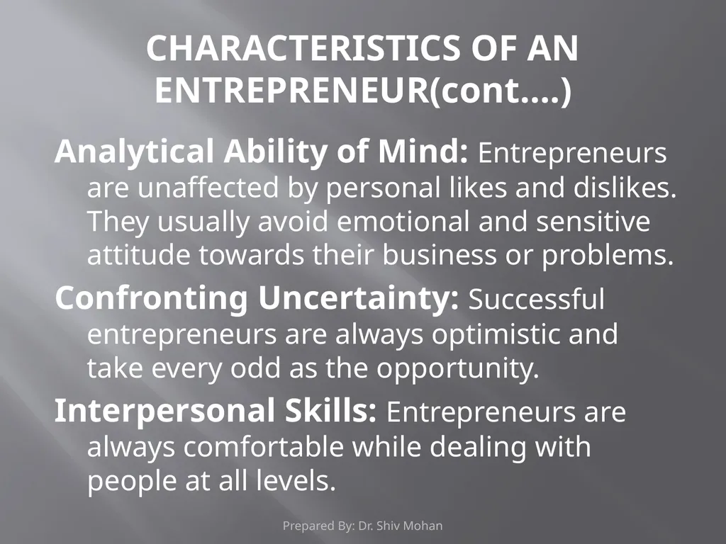 ENTREPRENEUR The word ‘entrepreneur’ is derived - slide 6 of 8