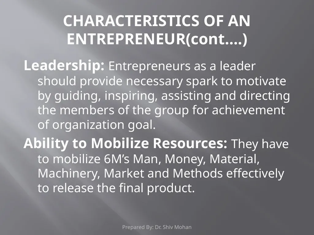 ENTREPRENEUR The word ‘entrepreneur’ is derived - slide 8 of 8