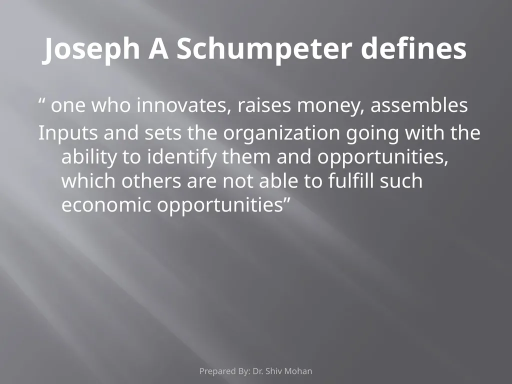 ENTREPRENEUR The word ‘entrepreneur’ is derived - slide 3 of 8