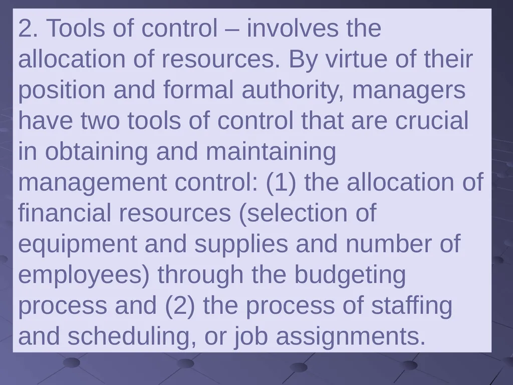 Introduction to Management Topics What is - slide 56 of 78