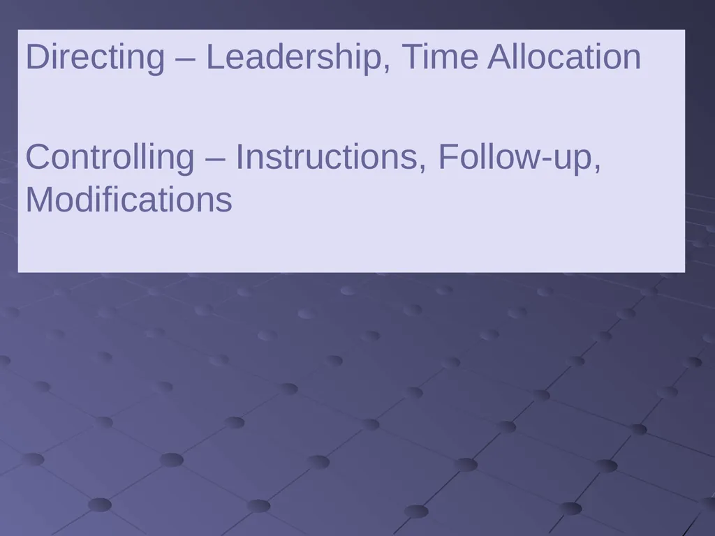 Introduction to Management Topics What is - slide 45 of 78
