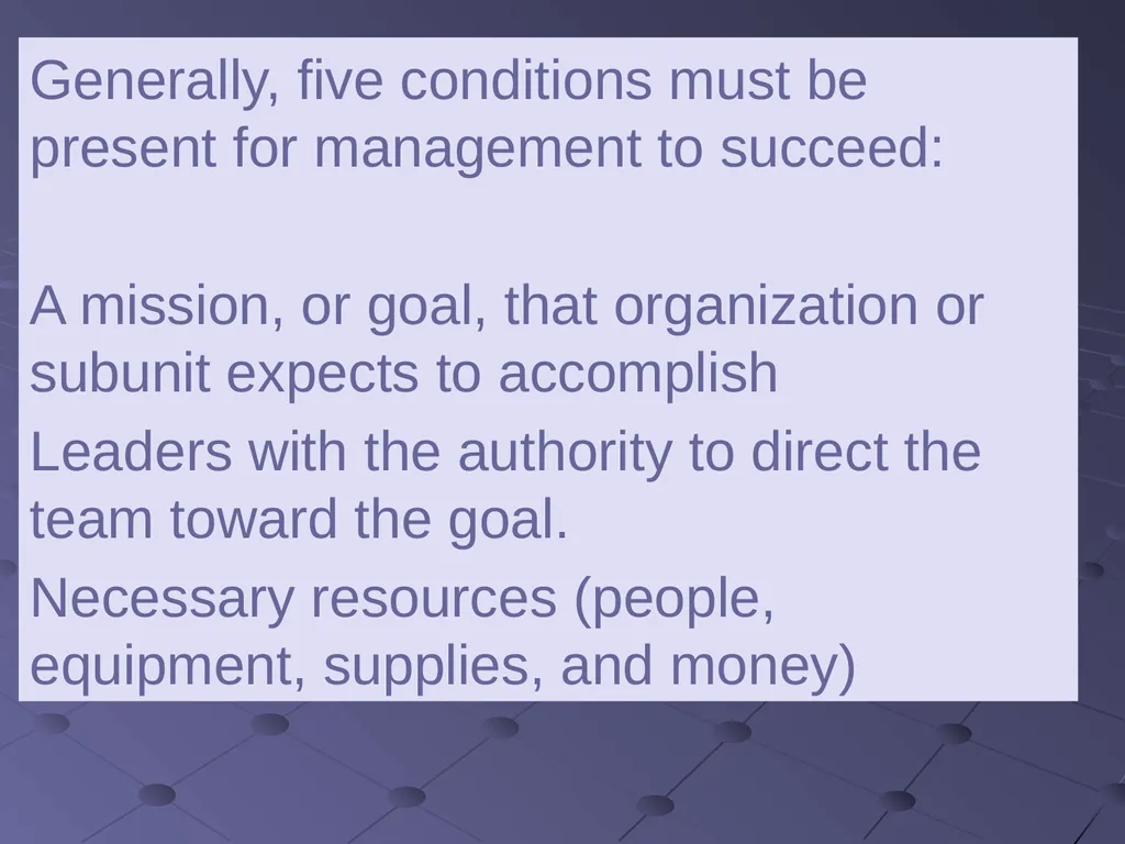 Introduction to Management Topics What is - slide 15 of 78
