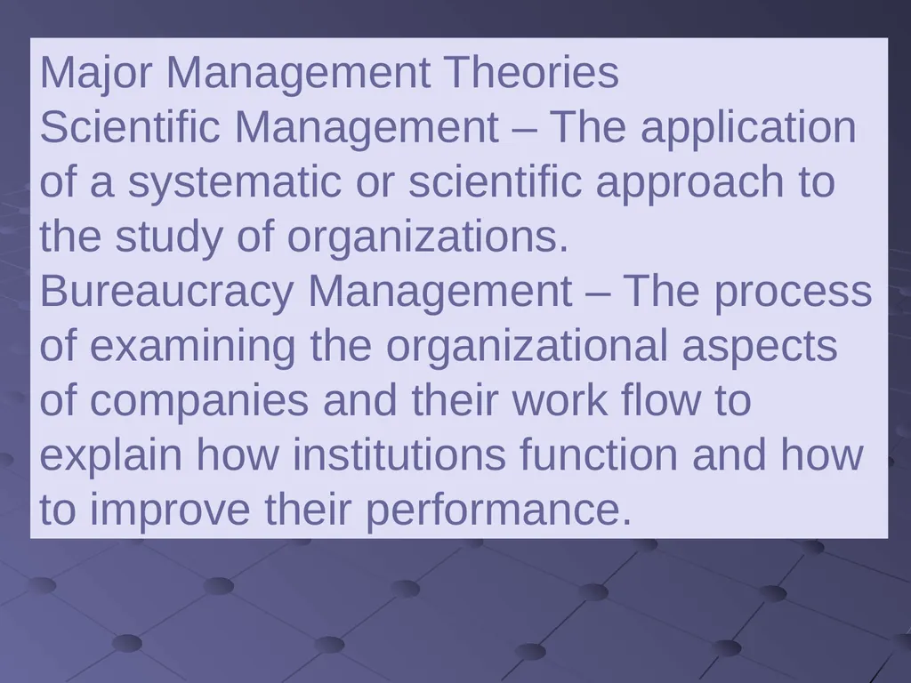 Introduction to Management Topics What is - slide 6 of 78