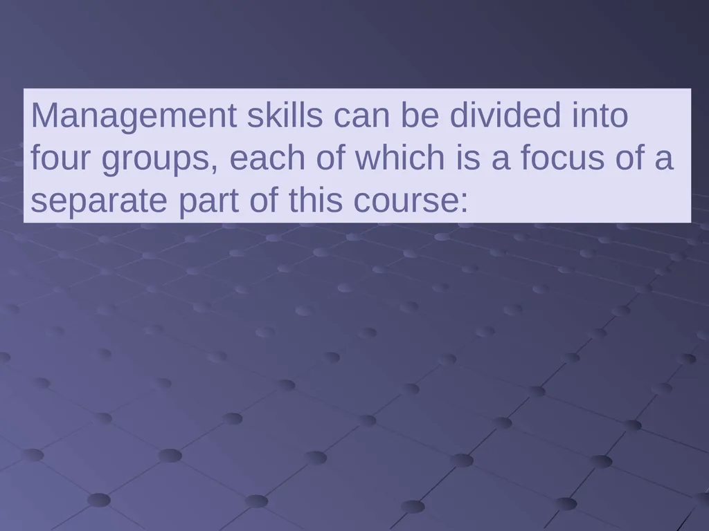Introduction to Management Topics What is - slide 24 of 78