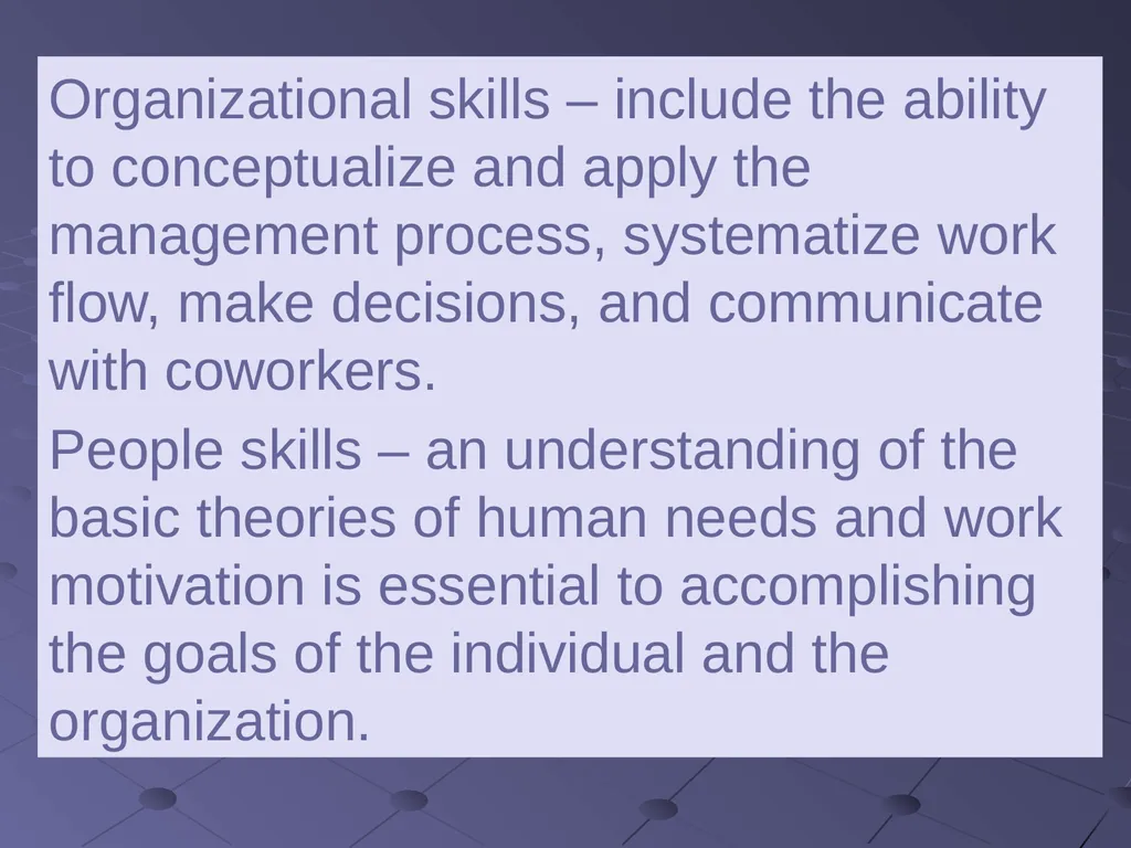 Introduction to Management Topics What is - slide 25 of 78