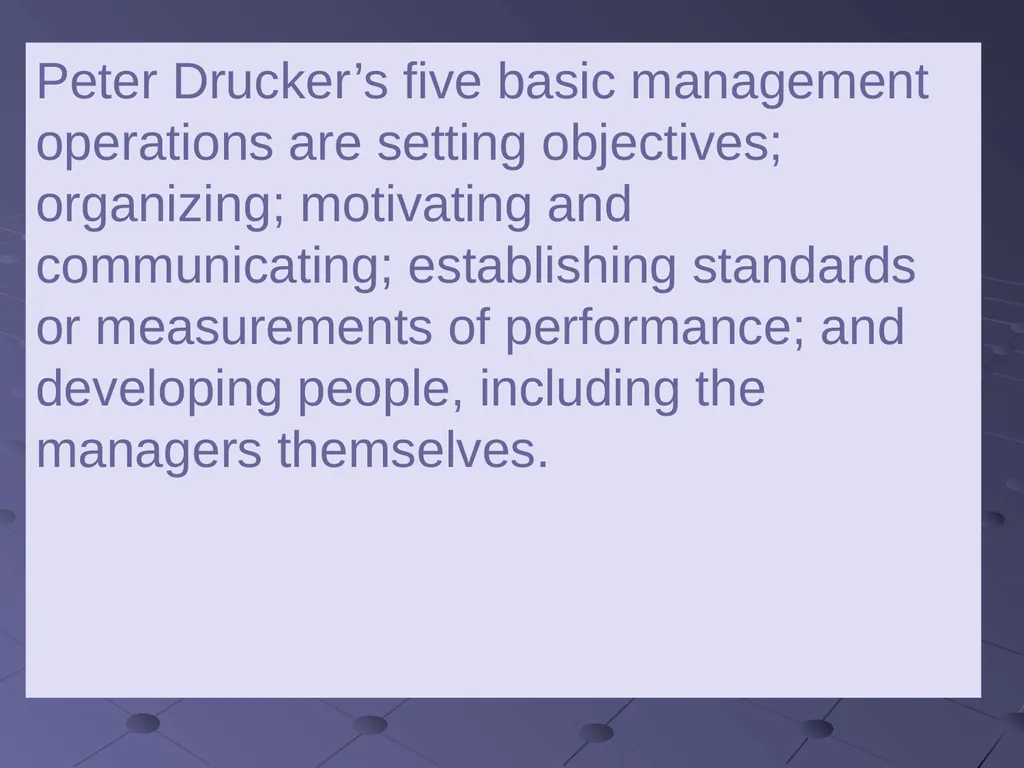 Introduction to Management Topics What is - slide 42 of 78