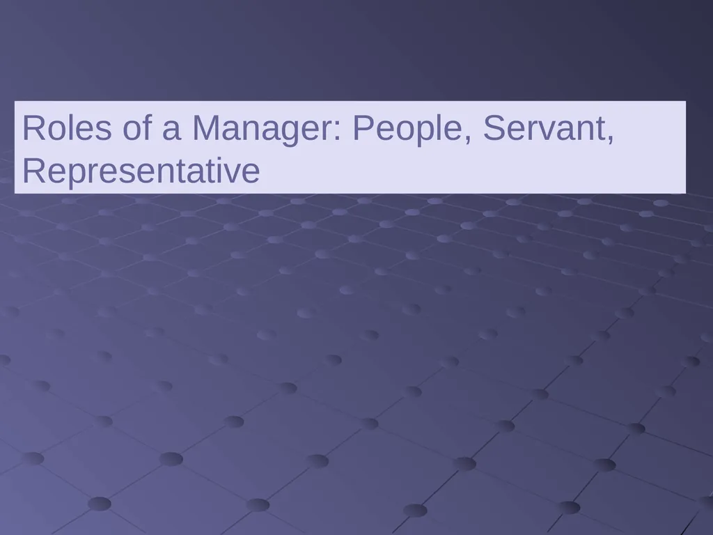 Introduction to Management Topics What is - slide 18 of 78