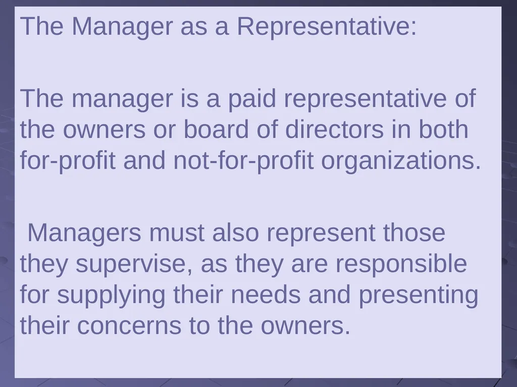 Introduction to Management Topics What is - slide 22 of 78