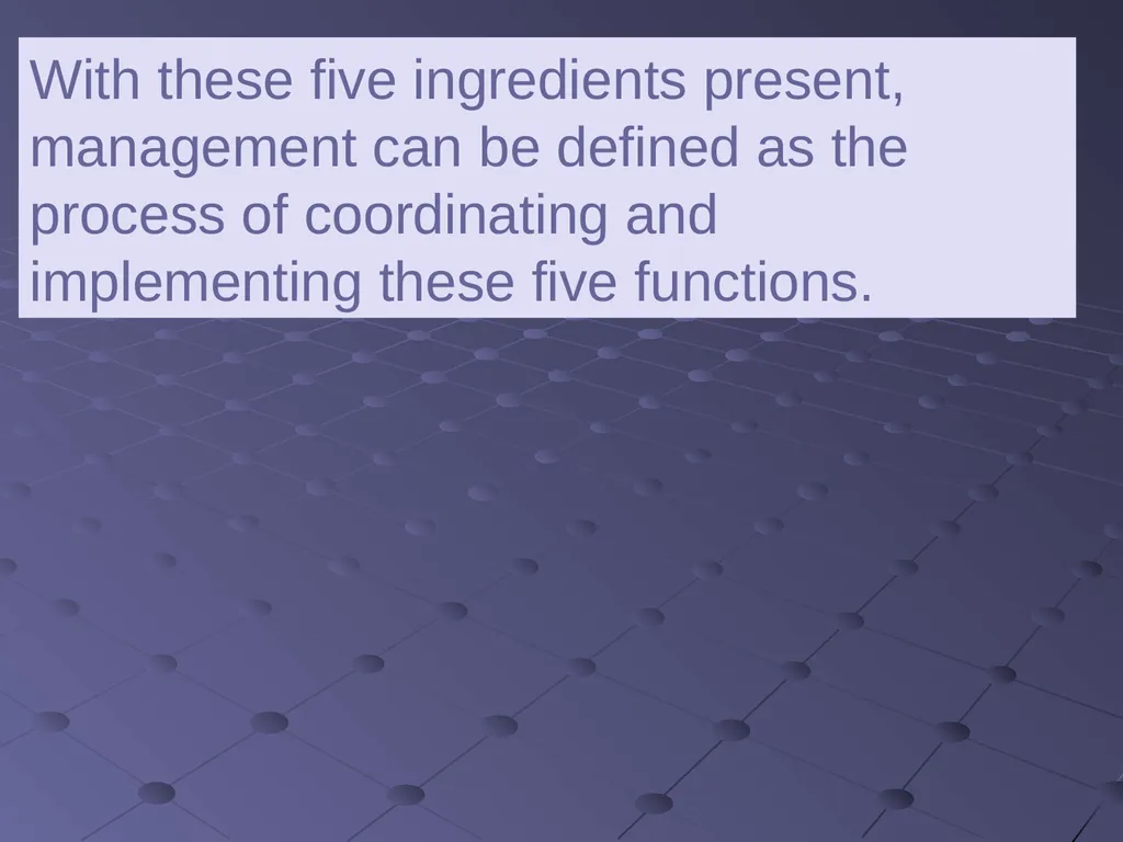 Introduction to Management Topics What is - slide 17 of 78