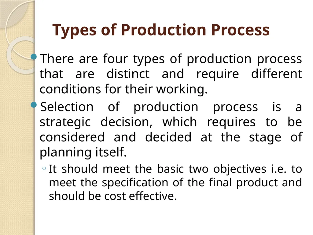 DEFINITION, FUNCTION AND STRUCTURE OF PRODUCTION - slide 12 of 15