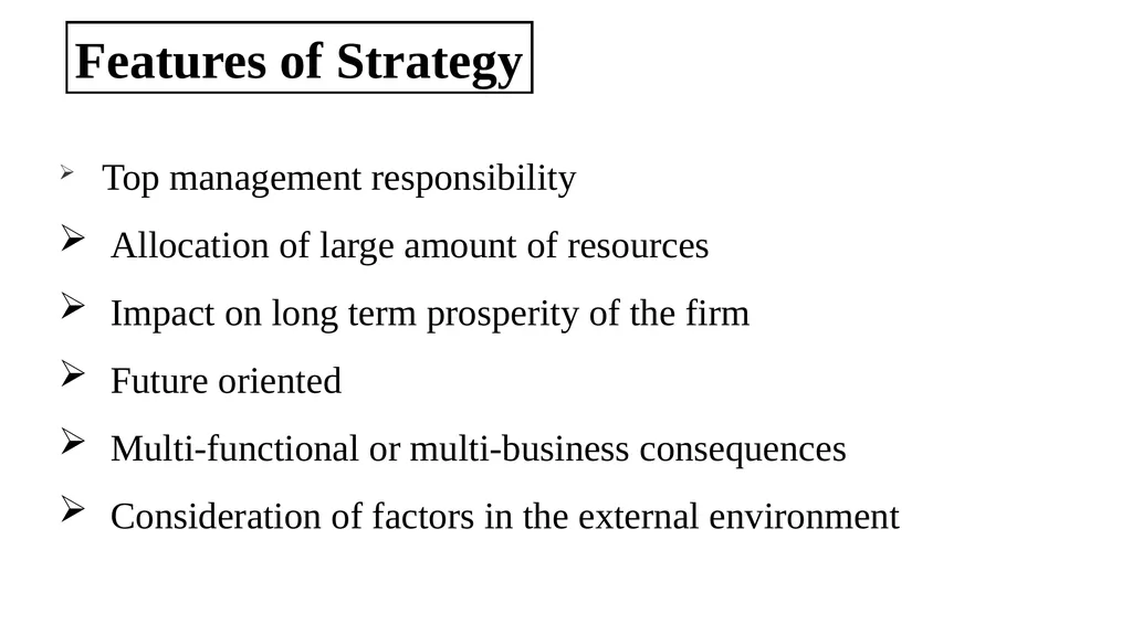 Presentation on Strategic Management for MBA-III - slide 5 of 16