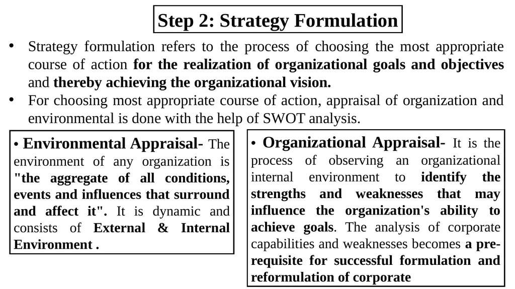 Presentation on Strategic Management for MBA-III - slide 13 of 16