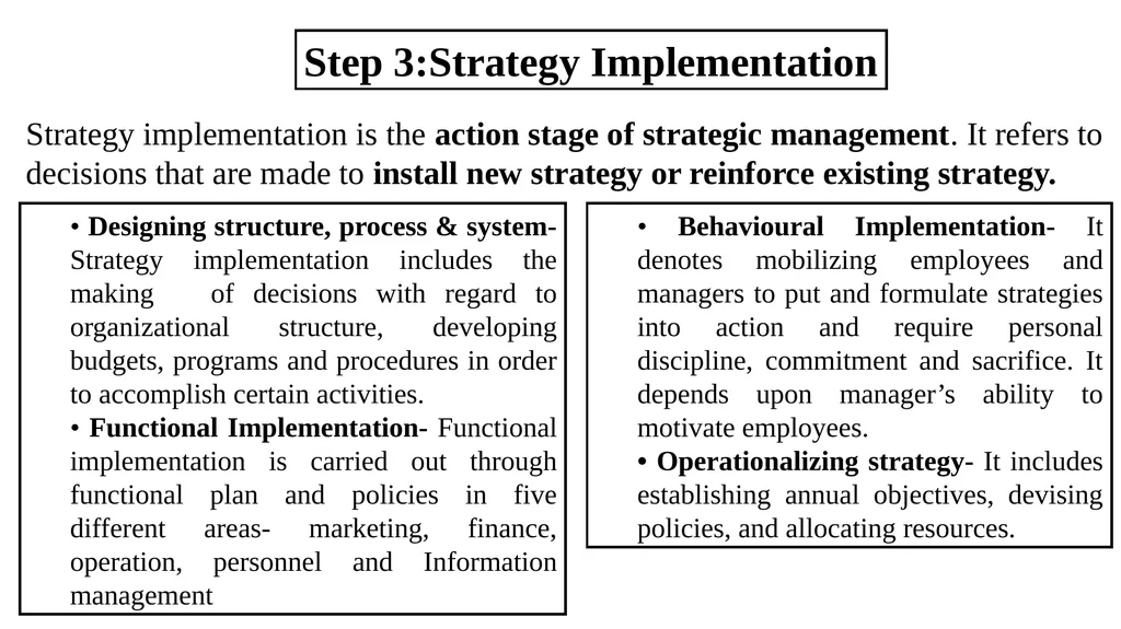 Presentation on Strategic Management for MBA-III - slide 14 of 16