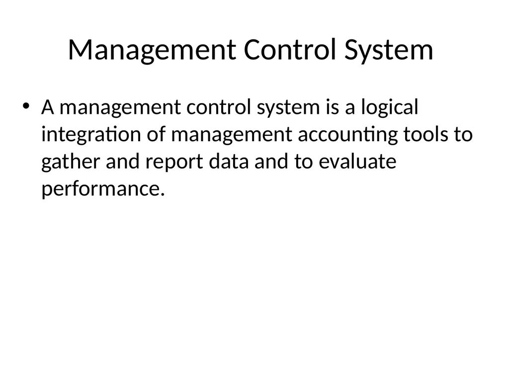 Strategy Implementation and Management control - slide 11 of 16