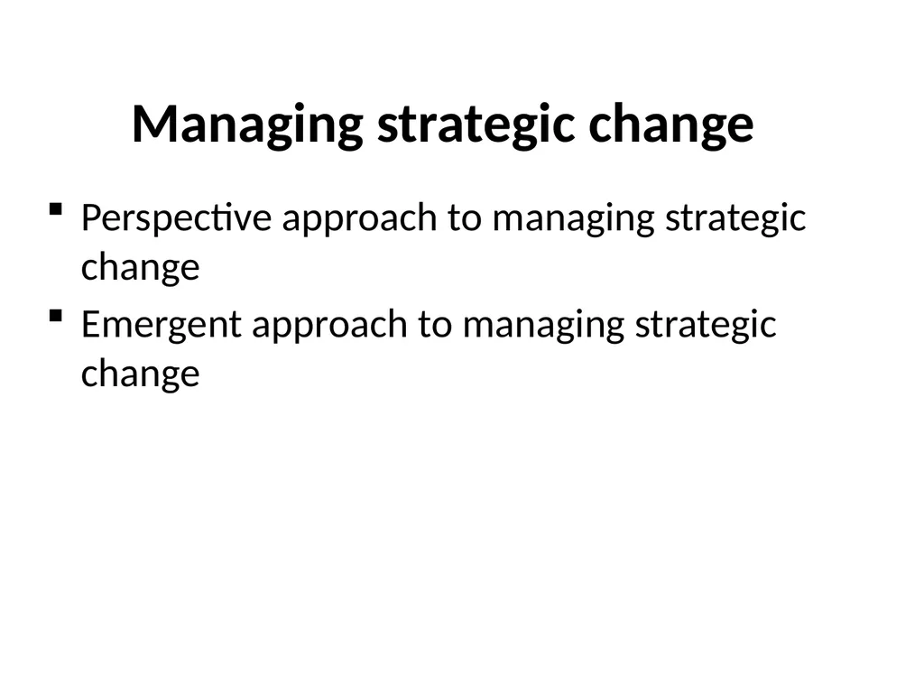 Strategy Implementation and Management control - slide 9 of 16