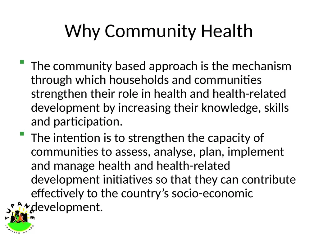 Community Strategy – The Kenya Essential Package - slide 3 of 10