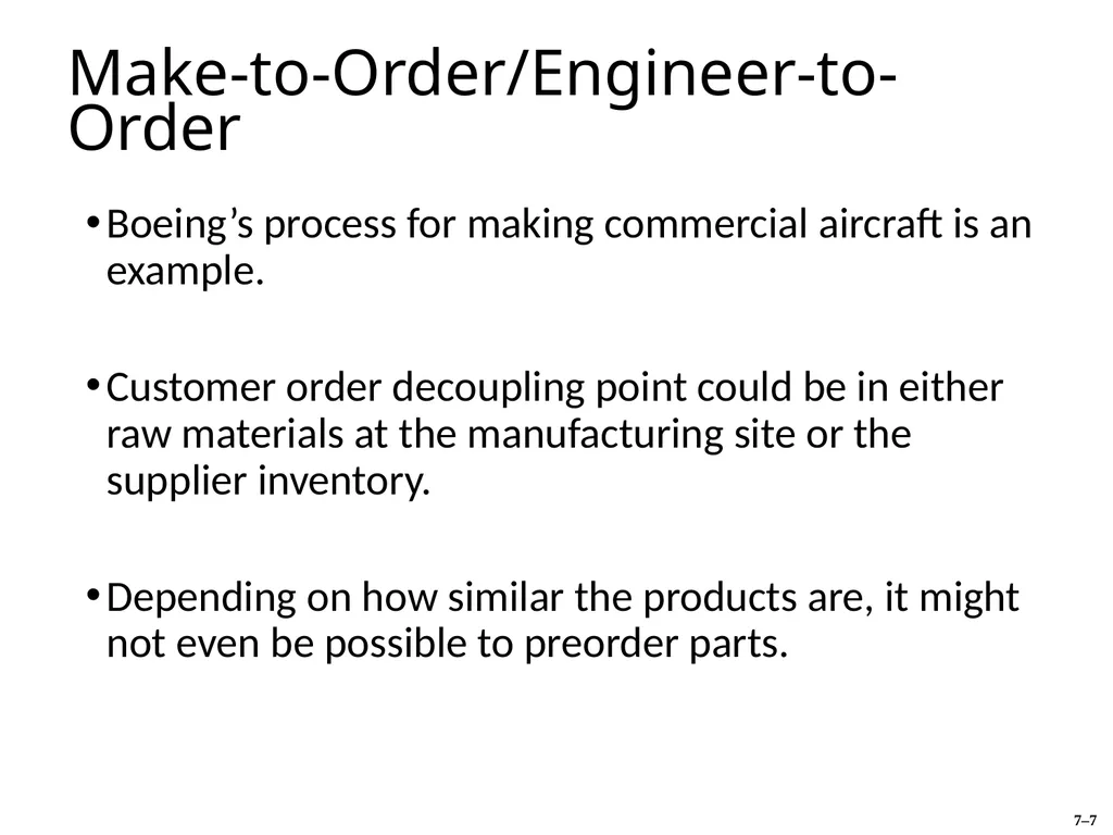 Manufacturing Processes Chapter Seven Chase, R., - slide 7 of 11