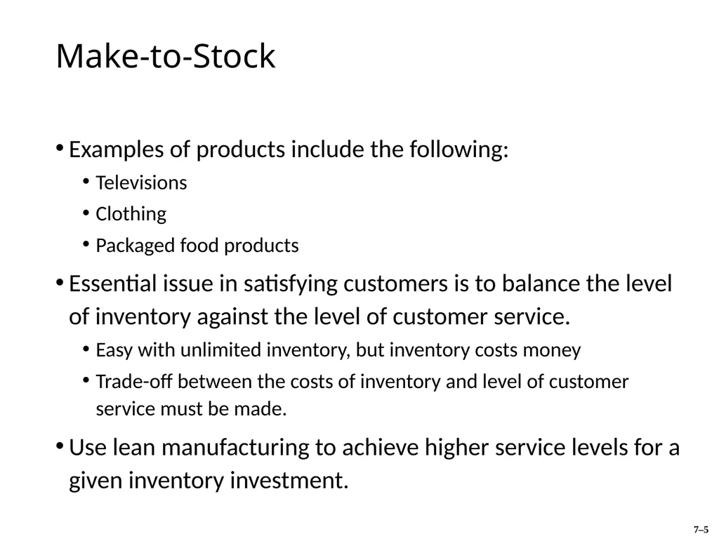 Manufacturing Processes Chapter Seven Chase, R., - slide 5 of 11