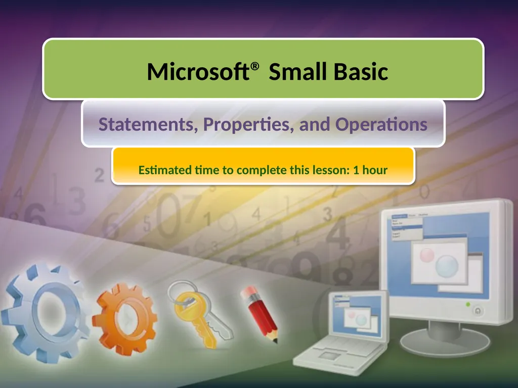 Statements, Properties, and Operations Estimated - slide 1 of 12