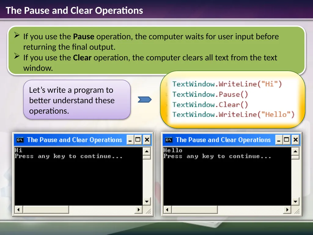 Statements, Properties, and Operations Estimated - slide 10 of 12